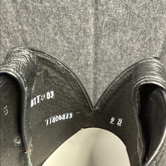 Nocona Black Ostrich Leather Boots 9D Texas Tech College Boots - Picture 9 of 16